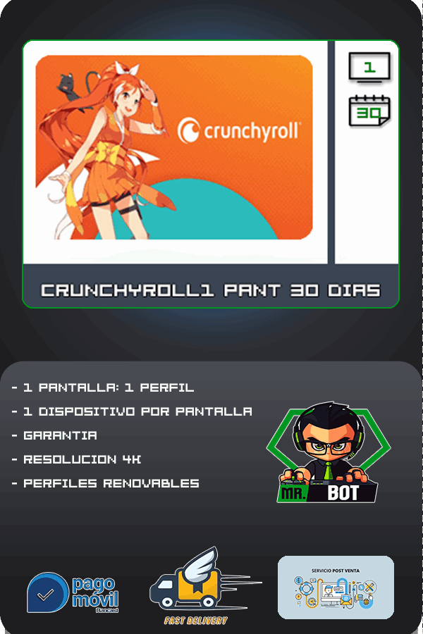 Crunchyroll x1 Pantalla ( Con Garantia )