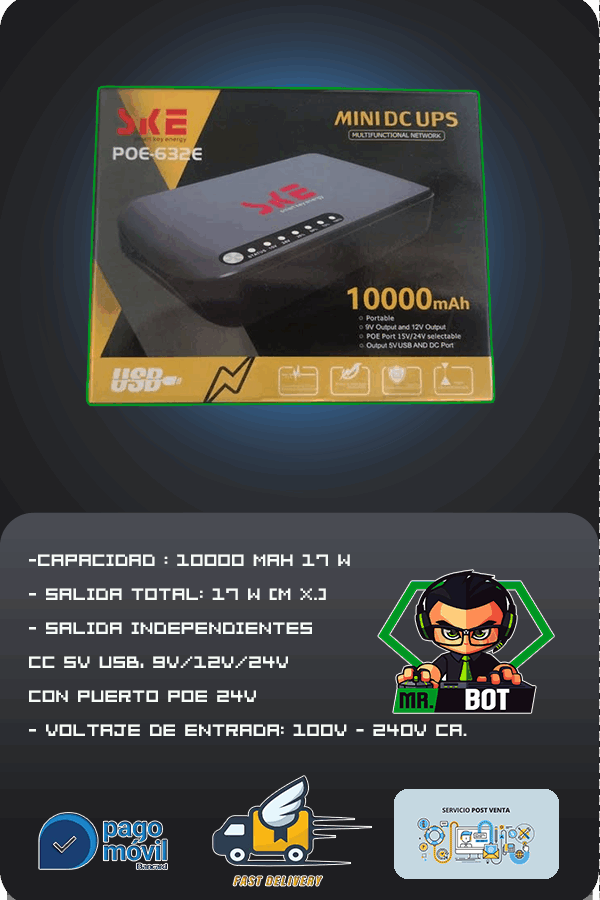 Mini Ups Ske 10000 Mah
