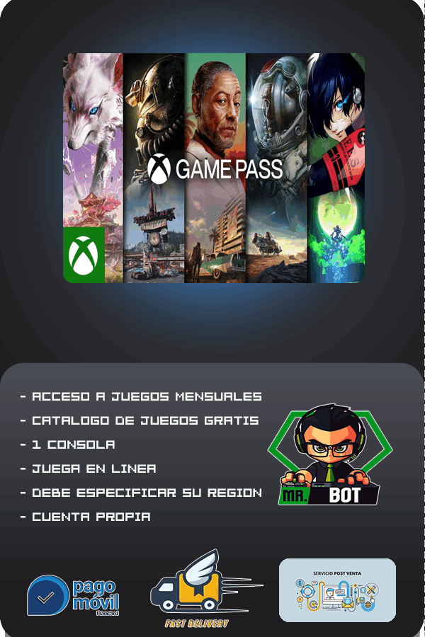Xbox Game pass (Consolas)